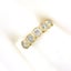 NEW 18k Gold 1.94ctw Milgrain Bezel European Diamond 5 Stone Wedding Band Ring Carousel 5