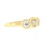 NEW 18k Gold 1.94ctw Milgrain Bezel European Diamond 5 Stone Wedding Band Ring Carousel 8