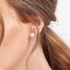 925 Sterling Silver Button Pearl Stud Earrings 8.5mm "Treena" (White) Carousel 2
