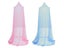 2X Dome Hanging Bed Canopy Mosquito Net Fit for Single Size Bed Blue and Pink Carousel 2