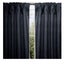 Pair of Block Out Coated Rod Pocket Curtains 120 x 213cm each Carousel 1
