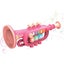 Trumpet Toy Educational Kids Musical Instruments for Music Practice Pink Carousel 6