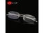 Mens Womens Aluminum Metal Rimless Clear Mirror Goggles Business Frameless Carousel 3