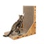 Pawz Cat Scratcher Scratching Board Corrugated Cardboard Scratch Bed Toy Pad Mat Carousel 1