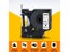 6/9/12mm Label For Dymo D1 Tape 45013 40913 43613 Black On White Compatible For Carousel 6