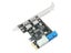USB 3.0 PCI-E Expansion Card Adapter 2 Port USB3.0 Hub Internal 19pin 19 Pin Carousel 5
