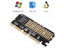 M.2 To PCIe X16 Adapter NVMe SSD Adaptor 2230-2280 Size Carousel 5