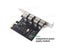 4 Port USB 3.0 PCI-E Expansion Card PCI Express PCIe USB 3.0 HUB Adapter 4-Port Carousel 5
