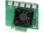 PCIE 1 To 6 PCI Express X4 20Gb 1 To 6 Riser Card Adapter PCI-E Slot 4X To 16X Carousel 5