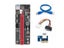 6Pcs USB 3.0 PCI-E Riser Card Ver009S With 1X 4X 8X 16X Extender Sata 15Pin To Carousel 1