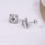 Silver Moissanite Stud Earrings "Andrea" Carousel 5