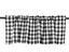 Black 106x45cm Plaid Window Treatment Decor Curtain Carousel 2