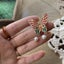 $1 reserve Gorgeous butterfly design brooch with orange & green color Carousel 2