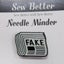 Sew Better Cross Stitch Needle Minder Keeper Fake News Magnet Carousel 1