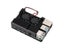 Raspberry Pi 4/3 Aluminum Case Dual Cooling Fan Metal Shell Black For RPI Carousel 5