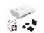 Raspberry Pi 4 ABS Injection Molded Case Black Heatsink Cooling Fan Aluminum Carousel 5