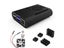 Raspberry Pi 4 ABS Injection Molded Case Black Heatsink Cooling Fan Aluminum Carousel 6