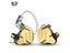 KZ ZSN Pro X Metal Earphones 1BA 1DD Hybrid Technology HIFI Bass Earbuds In Ear Carousel 4