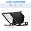 NEEWER Teleprompter X12 with 2.4G Remote for iPad iOS/Android Tablet Smartphone Carousel 6