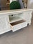 CLEARANCE - Abiah TV Cabinet W120 *45% Off* - Ivory White *Floor Model Carousel 5