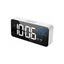 TODO LED Digital Alarm Clock Temperature Music Alarm USB Rechargeable - White Carousel 1
