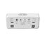 TODO LED Digital Alarm Clock Temperature Music Alarm USB Rechargeable - White Carousel 2