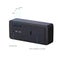 TODO LED Digital Alarm Clock Woodgrain Temperature Humidity USB Power - Black Carousel 4