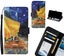Xiaomi Mi 9T case leather wallet case van gogh painting Carousel 1