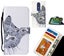 Alcatel 1x case leather wallet case printed ID Carousel 1