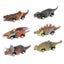 6 Pack Pull Back Dinosaur Toys Race Car Set Carousel 4