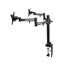 Monitor Arm Mount Dual Black Carousel 4