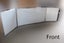 Whiteboard / 4 x 1m Fold Up Whitebnoard New Carousel 4