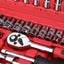 Socket Se 1/4" Ratchet Wrench Tool 46pcs Carousel 3