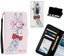 Vodafone N10 case 3 card leather wallet case printed ID Carousel 1