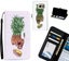 Galaxy S7 case 3 card leather wallet case printed ID Carousel 1