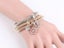 Bracelet Set Corn Chain CZ Rudder Pandent Bracelet Carousel 6