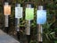 4 X Mosaic Solar Light Patio Lamp Solar Lighting Outdoor Garden Decor Carousel 1