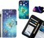 Samsung Galaxy A40 case leather wallet case printed ID Carousel 1