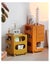 Art Trolley Kitchen Food Cart Organizer Replica Boby Trolley 2 Drawers Orange Carousel 5