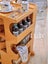 Art Trolley Kitchen Food Cart Organizer Replica Boby Trolley 2 Drawers Orange Carousel 10