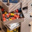 Art Trolley Kitchen Food Cart Organizer Replica Boby Trolley 2 Drawers Orange Carousel 12