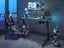 Loctek Stylish Angled Adjustable Gaming Desk Single-Motor Height Adjustable Carousel 8
