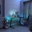 Loctek Stylish Angled Adjustable Gaming Desk Single-Motor Height Adjustable Carousel 9