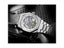 Forsining Fashion Silver Mens Luxury Automatic Mechanical Stainless Steel Carousel 4