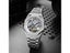 Forsining Fashion Silver Mens Luxury Automatic Mechanical Stainless Steel Carousel 5