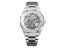 Forsining Fashion Silver Mens Luxury Automatic Mechanical Stainless Steel Carousel 8