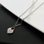 Necklace Stainless Steel Heart Geometric Design Carousel 3