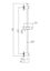 Bathroom Shower Adjustable Chrome Shower Rail Slider $140 Carousel 2