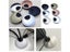 1pcs Zinc Alloy Round Table Wire Hole Covers Outlet Port PC Computer Desk Carousel 2