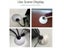 1pcs Zinc Alloy Round Table Wire Hole Covers Outlet Port PC Computer Desk Carousel 4